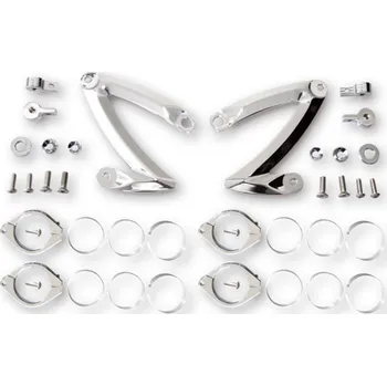 Osvětlení pro motocykl HIGHSIDER CNC držák světla sada Z-STYLE, pro 38-41mm