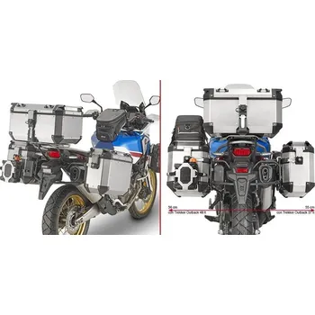 Zavazadlo na motocykl GIVI PLR1161CAM montážní sada ( nosič ) bočních kufrů Honda CRF 1000 L Africa Twin Adventure Sports 2018 - 2019