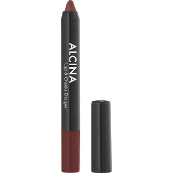 Rtěnka Alcina - Rtěnka a tvářenka v jednom - Lips & Cheeks Designer - brown 1 ks
