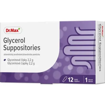 Dr. Max Glycerol Suppositories 12 čípků