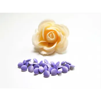 Knoflík Potažený knoflík - světle fialový