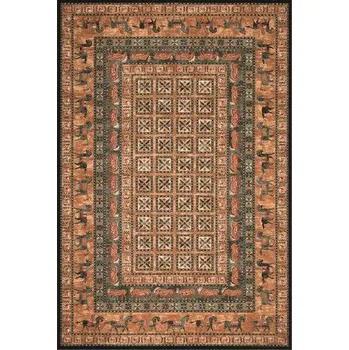 Koberec Perský kusový koberec Kashqai 4301/500, hnědý Pazyryk Osta 67 x 130