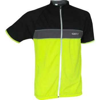 cyklistický dres Cycloschein Cycloschein ART 345 Cyklodres pánský COLOR, černo-šedo-žlutý - 170