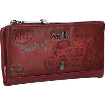 Peněženka Anekke City Art 33819-906 červená/hnědá