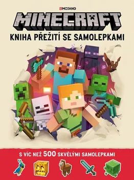 Minecraft: Kniha přežití se samolepkami - Egmont ČR (2021, brožovaná)