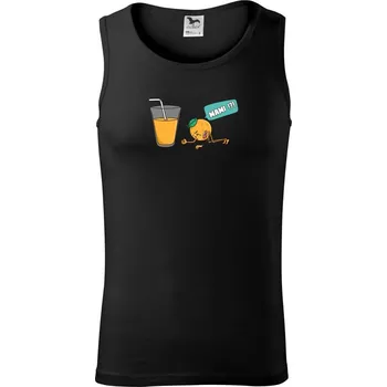 Pomeranč juice - Tílko pánské Core - S ( Černá )