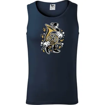 Trubkanátor - Tílko pánské Core - XL ( Námořní modrá (velmi tmavá - téměř černá) )