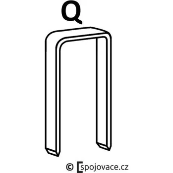 Průmyslová sponka Spony Prebena Q, délka 38 mm