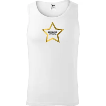 Herecká hvězda - Tílko pánské Core - L ( Bílá )