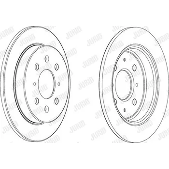 Brzdový kotouč Jurid 562851JC
