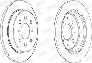 Brzdový kotouč Jurid 562851JC