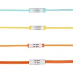 NWSLC-2Y-AQ Identifikační váleček pro 1,6-2mm simplexní optické kabely, tyrkysová, bal.100ks