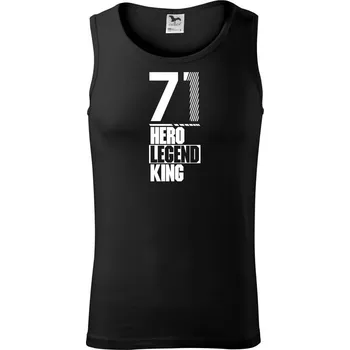 Pánské termoprádlo Hero, Legend, King x Queen 1971 - Tílko pánské Core - M ( Černá )