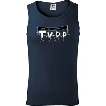 Asociace debatních klubů TVDD logo - Tílko pánské Core - XL ( Námořní modrá (velmi tmavá - téměř černá) )