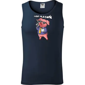 Agent prasoň - Tílko pánské Core - 2XL ( Námořní modrá (velmi tmavá - téměř černá) )