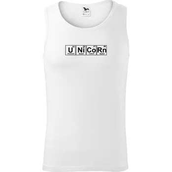 Unicorn tabulka - Tílko pánské Core - XL ( Bílá )