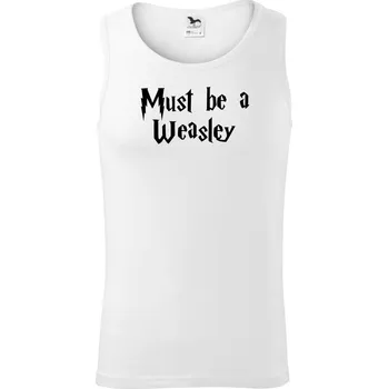 Must be a Weasley - Tílko pánské Core - 2XL ( Bílá )