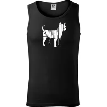 Čivava nápis - Tílko pánské Core - M ( Černá )