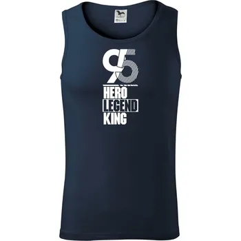 Hero, Legend, King x Queen 1995 - Tílko pánské Core - S ( Námořní modrá (velmi tmavá - téměř černá) )