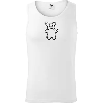 Méďa voodoo - Tílko pánské Core - L ( Bílá )