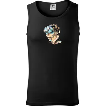 Retro virtuální realita - Tílko pánské Core - 2XL ( Černá )