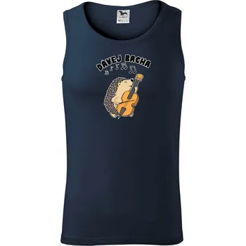 Dávej bacha - Tílko pánské Core - L ( Námořní modrá (velmi tmavá - téměř černá) )