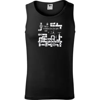 Instalatér tohle zvládne jen pár lidí - Tílko pánské Core - 2XL ( Černá )