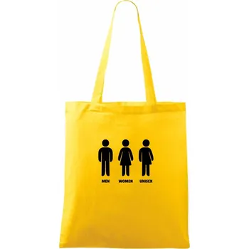 Man Woman Unisex - Taška bavlněná - 42 x 38 cm ( Žlutá )