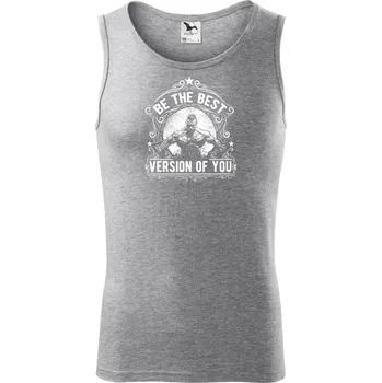 The Best Version Of You - Tílko pánské Core - XL ( Tmavě šedý melír )