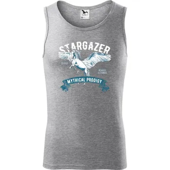 Pegasus unicorn - Tílko pánské Core - M ( Tmavě šedý melír )