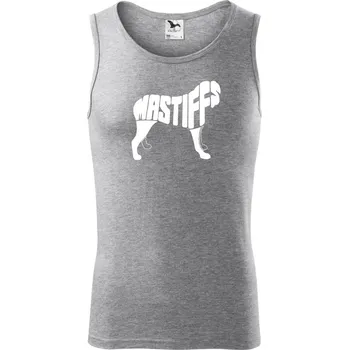 Mastif - Tílko pánské Core - 2XL ( Tmavě šedý melír )