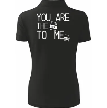 CSS to me HTML - Polokošile dámská Pique Polo - 2XL ( Černá )