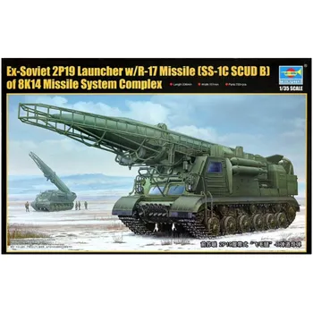 Plastikový model Trumpeter 2P19 Launcher w/R-17 Missile 1:35