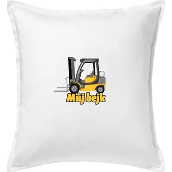 Polštář Můj bejk ještěrka - Polštář 50x50 - 50x50 - Včetně výplně ( Bílá )