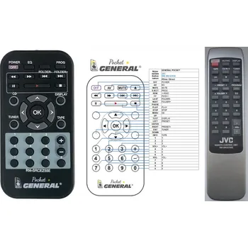 Dálkový ovladač JVC RM-SRCEZ55E - dálkový ovladač duplikát