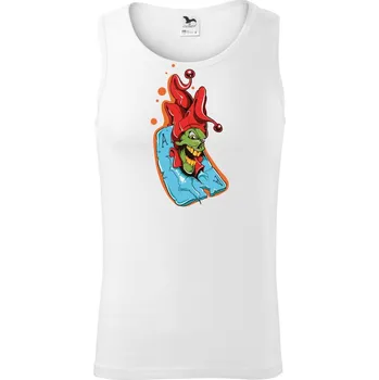 Poker - Joker v esu - Tílko pánské Core - L ( Bílá )