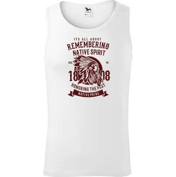 Remembering Native Spirit - Tílko pánské Core - XL ( Bílá )