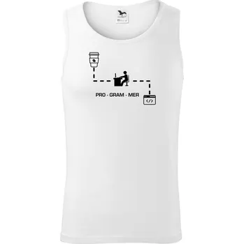 Programer code - Tílko pánské Core - 2XL ( Bílá )