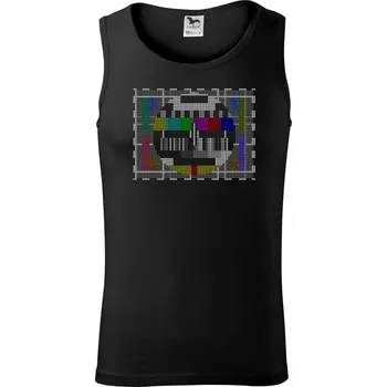 Pánské termoprádlo Monoskope tetris - Tílko pánské Core - S ( Černá )