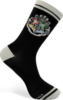 Pánské ponožky ABYstyle Harry Potter Bradavice černé/šedé one size