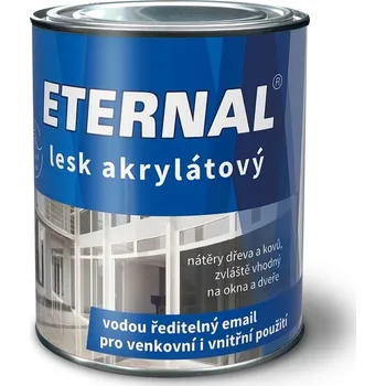 barva a nátěr na dřevo ETERNAL lesk akrylátový RAL 7035 šedý 0,7 kg