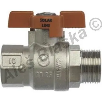 Ventil IVR S.p.A. - Itálie | Kulový kohout (ventil) pro solární systémy (na solární systém) - 3/4" IVR441-A