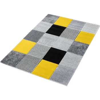 Koberec Ayyildiz Hali KUSOVÝ KOBEREC ALORA A1039 YELLOW ROZMĚR: 140x200 cm