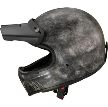 Helma na motorku Moto přilba W-TEC Retron - Rusty Grey Barva: šedá, Velikost: L