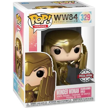 Funko POP! Wonder Woman 1984, 329 Wonder Woman Golden Armor Shield