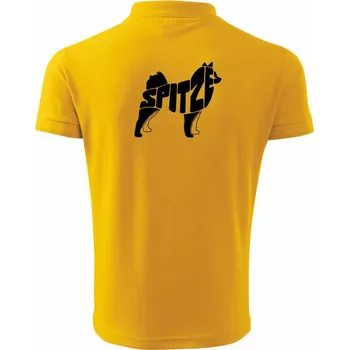 Pánská košile Spitz - Polokošile pánská Pique Polo 203 - M ( Žlutá )