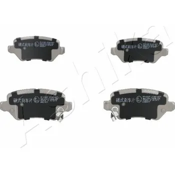 Brzdová destička Sada brzdových destiček, kotoučová brzda ASHIKA 51-0K-K12