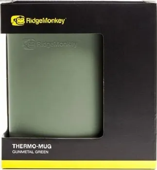 Termohrnek RidgeMonkey ThermoMug Gunmetal 400 ml zelený