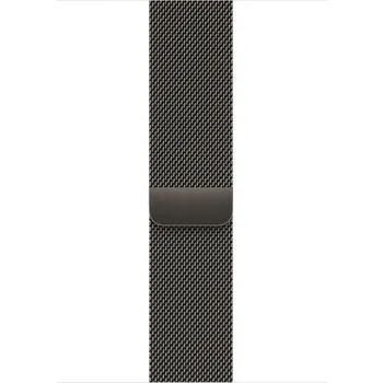 Řemínek na hodinky Apple Watch milánský tah 45/44/42 mm grafitově šedý