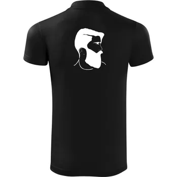 Pánská košile Lumberjack hlava - Polokošile Victory sportovní (dresovina) - 2XL ( Černá )